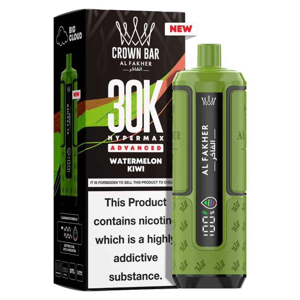 Al Fakher 30k Hypermax Pods Box of 5 Watermelon Kiwi