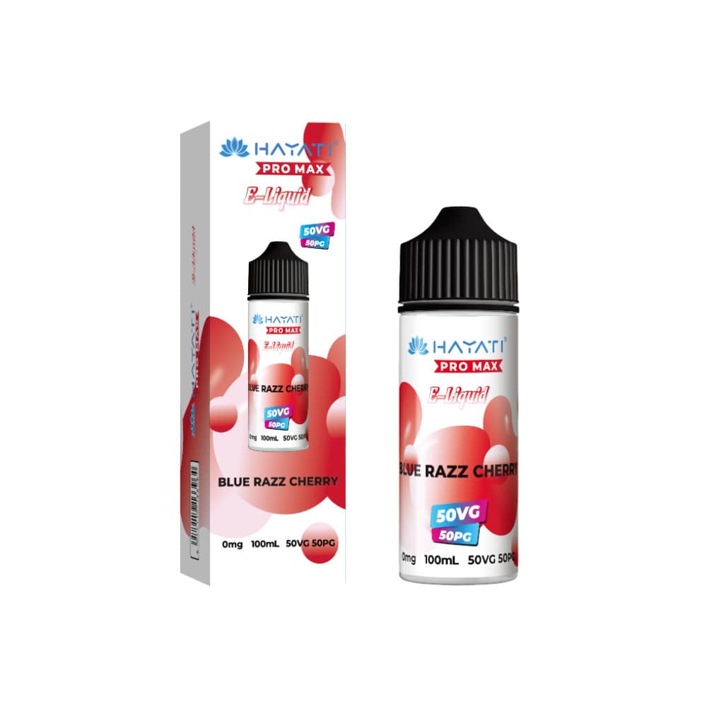 Hayati Pro Max 100ml E-Liquids 50/50 Blue Razz Cherry