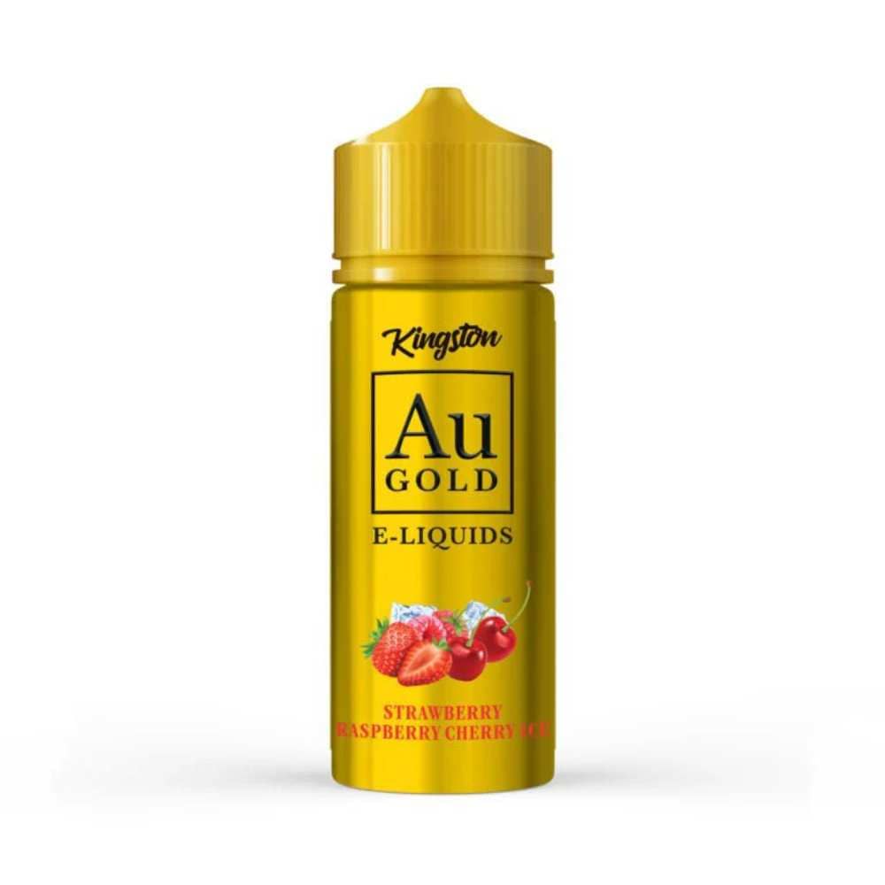 Kingston Au Gold 100ml E-Liquids Strawberry Raspberry Cherry Ice