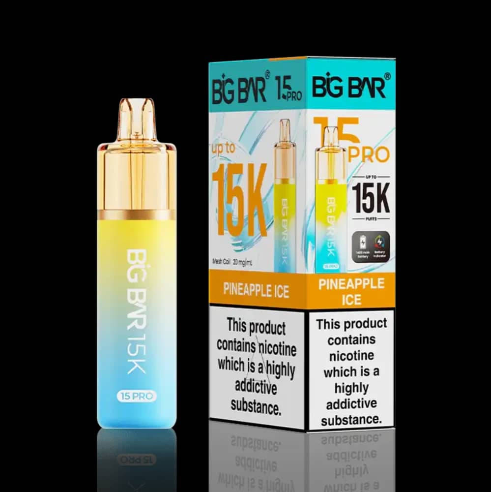 Big Bar Pro 15k Vape Kit Box of 5 Pineapple Ice