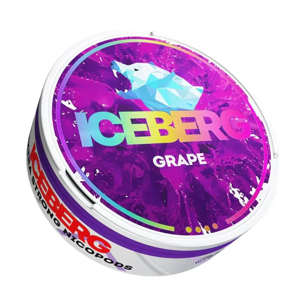 Iceberg Nicotine Pouches 10 Packs Grape