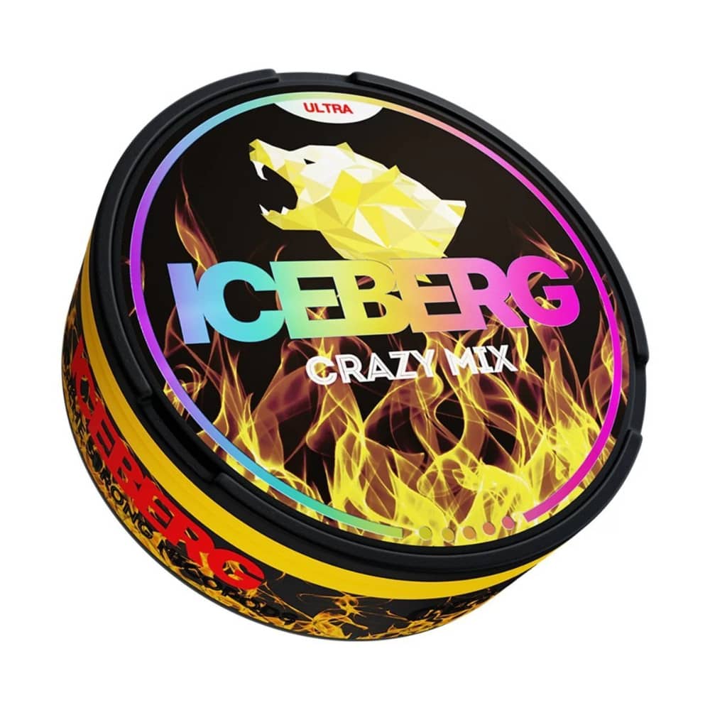 Iceberg Nicotine Pouches 10 Packs Crazy Mix