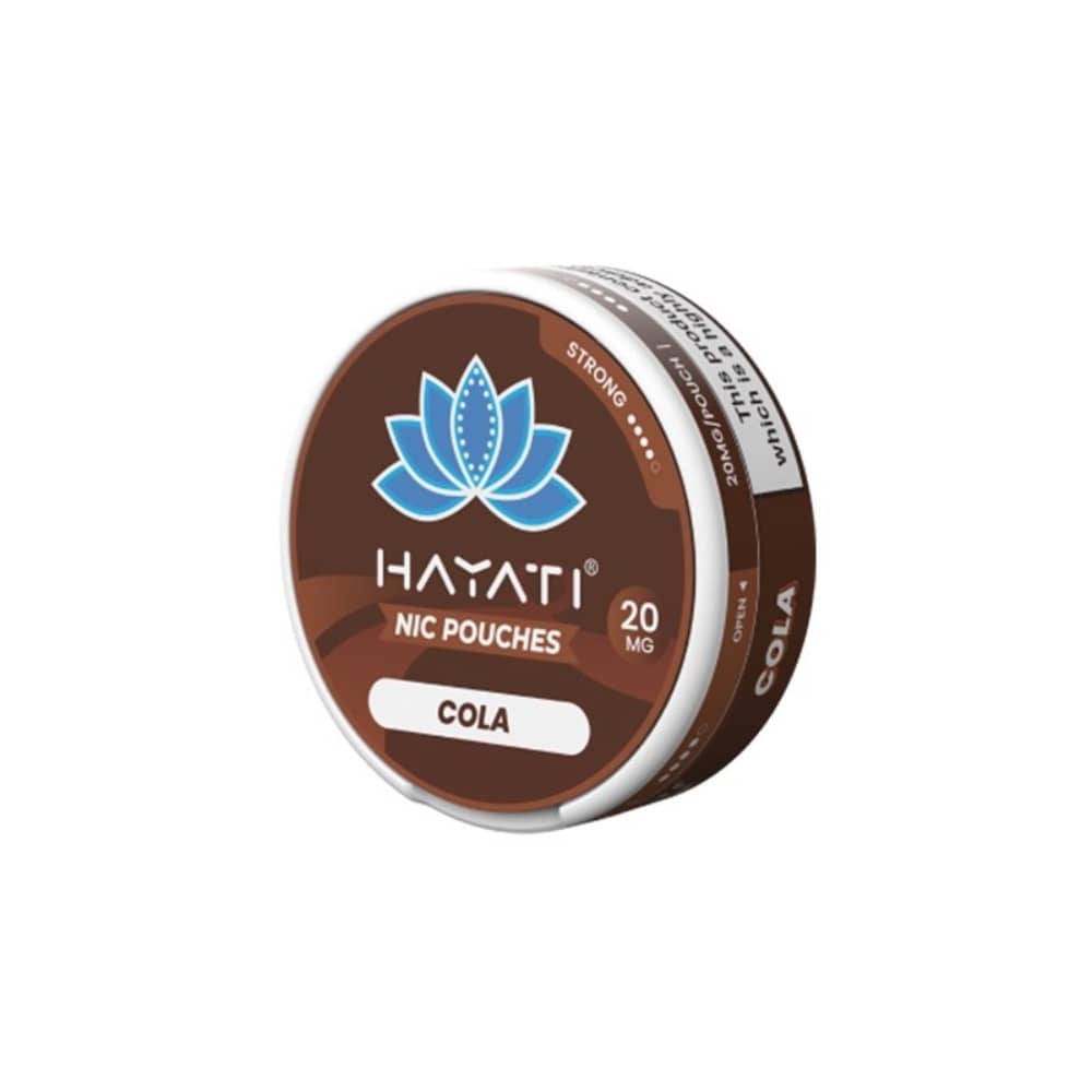 Hayati Nicotine Pouches 10 Packs Cola 12mg