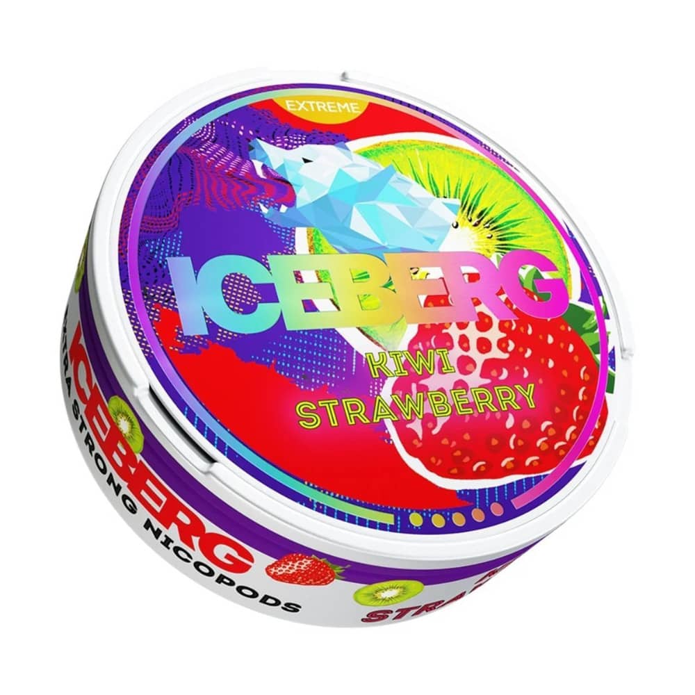 Iceberg Nicotine Pouches 10 Packs Kiwi Strawberry