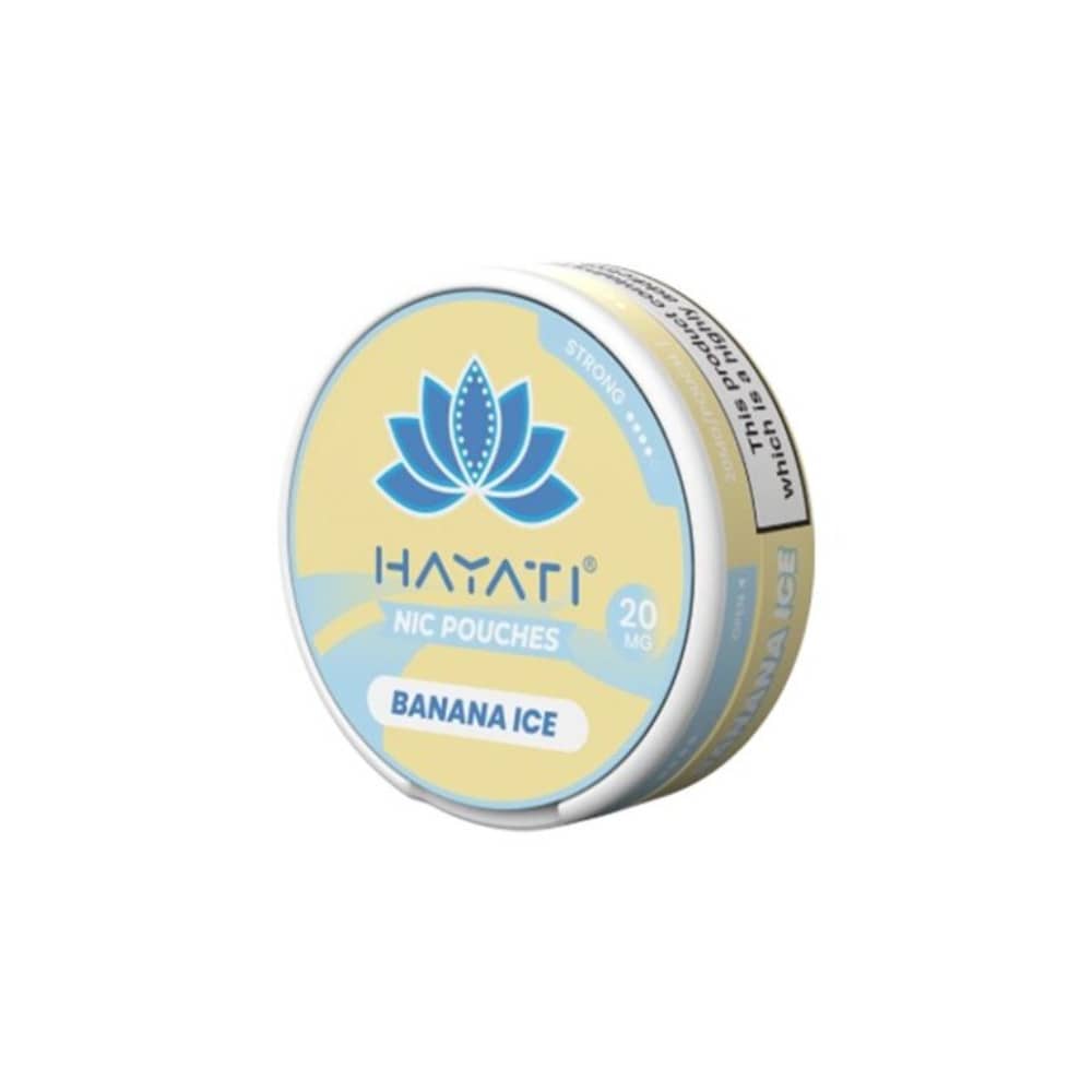 Hayati Nicotine Pouches 10 Packs Banana Ice 20mg