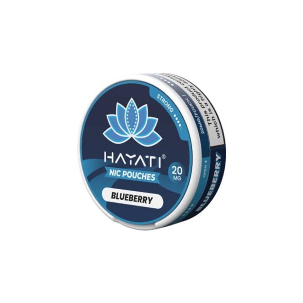 Hayati Nicotine Pouches 10 Packs Blueberry 20mg