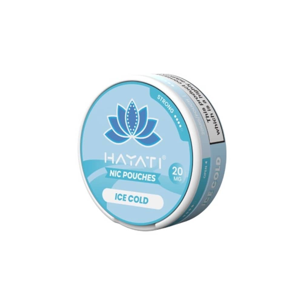 Hayati Nicotine Pouches 10 Packs Ice Cold 20mg