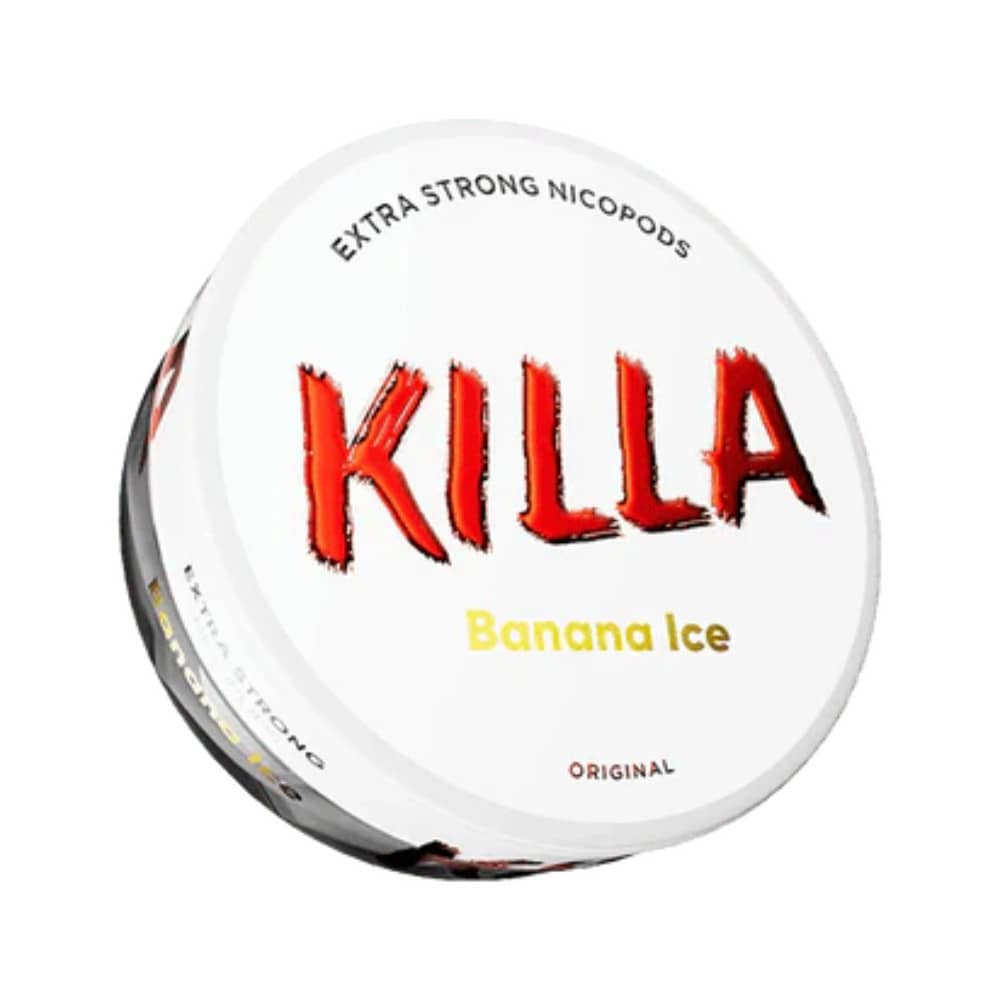 Killa Nicotine Pouches 10 Packs Banana Ice 16mg