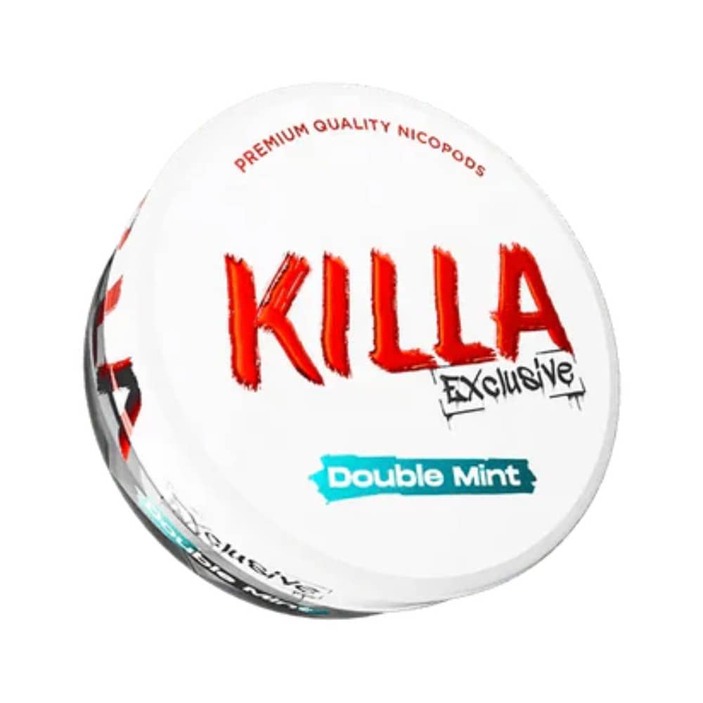 Killa Nicotine Pouches 10 Packs Double Mint 16mg