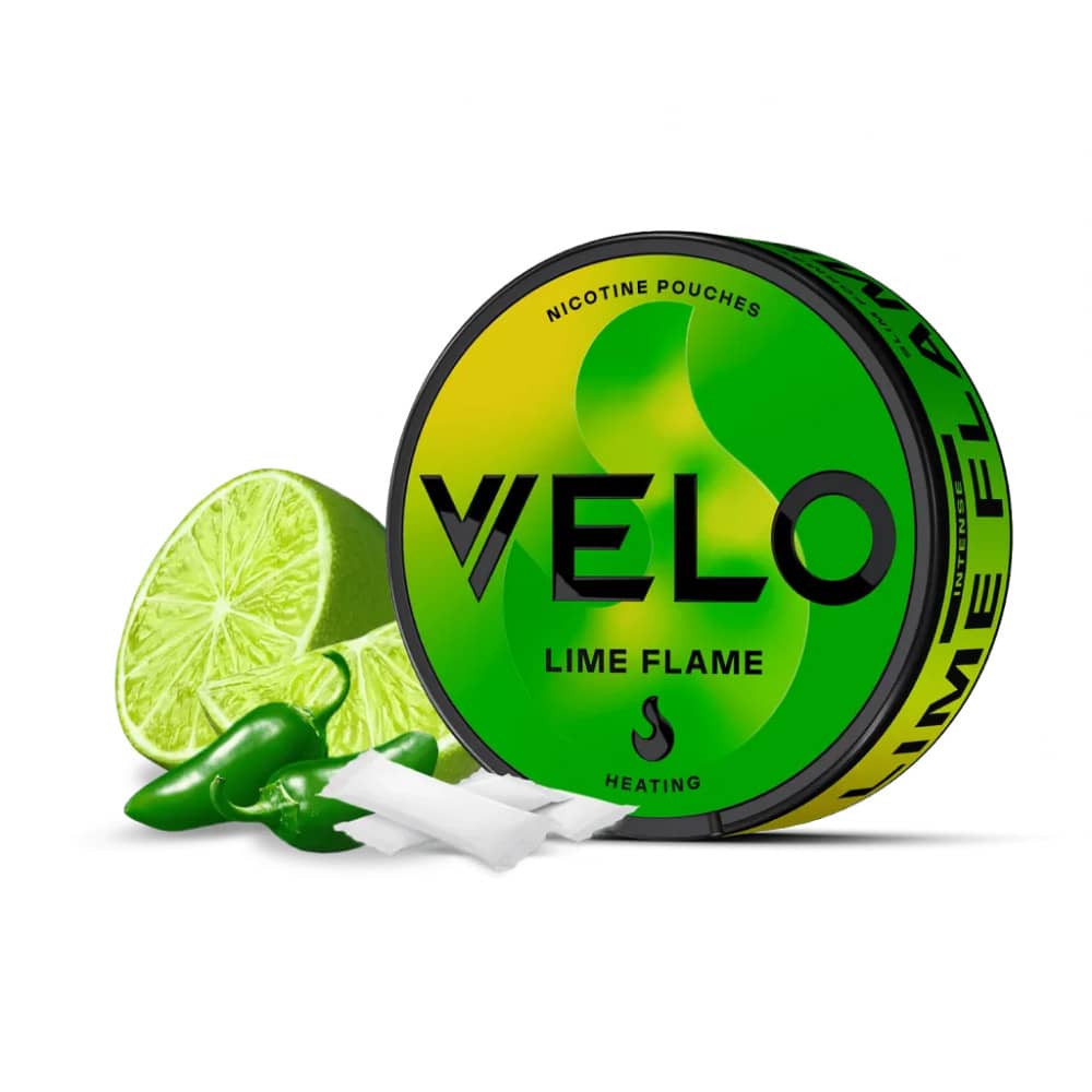 Velo Nicotine Pouches 10 Packs Lime Flame