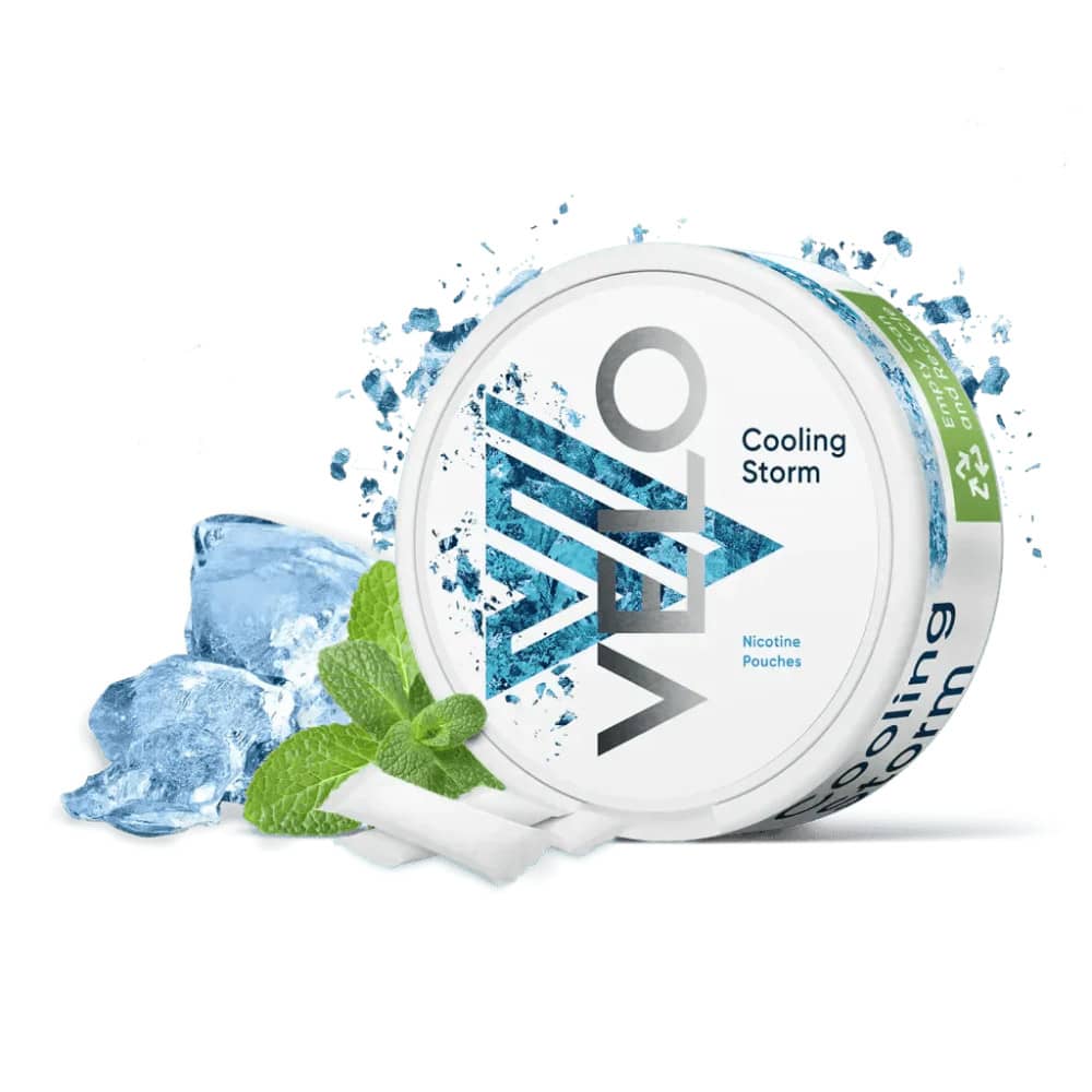 Velo Nicotine Pouches 10 Packs Cooling Storm
