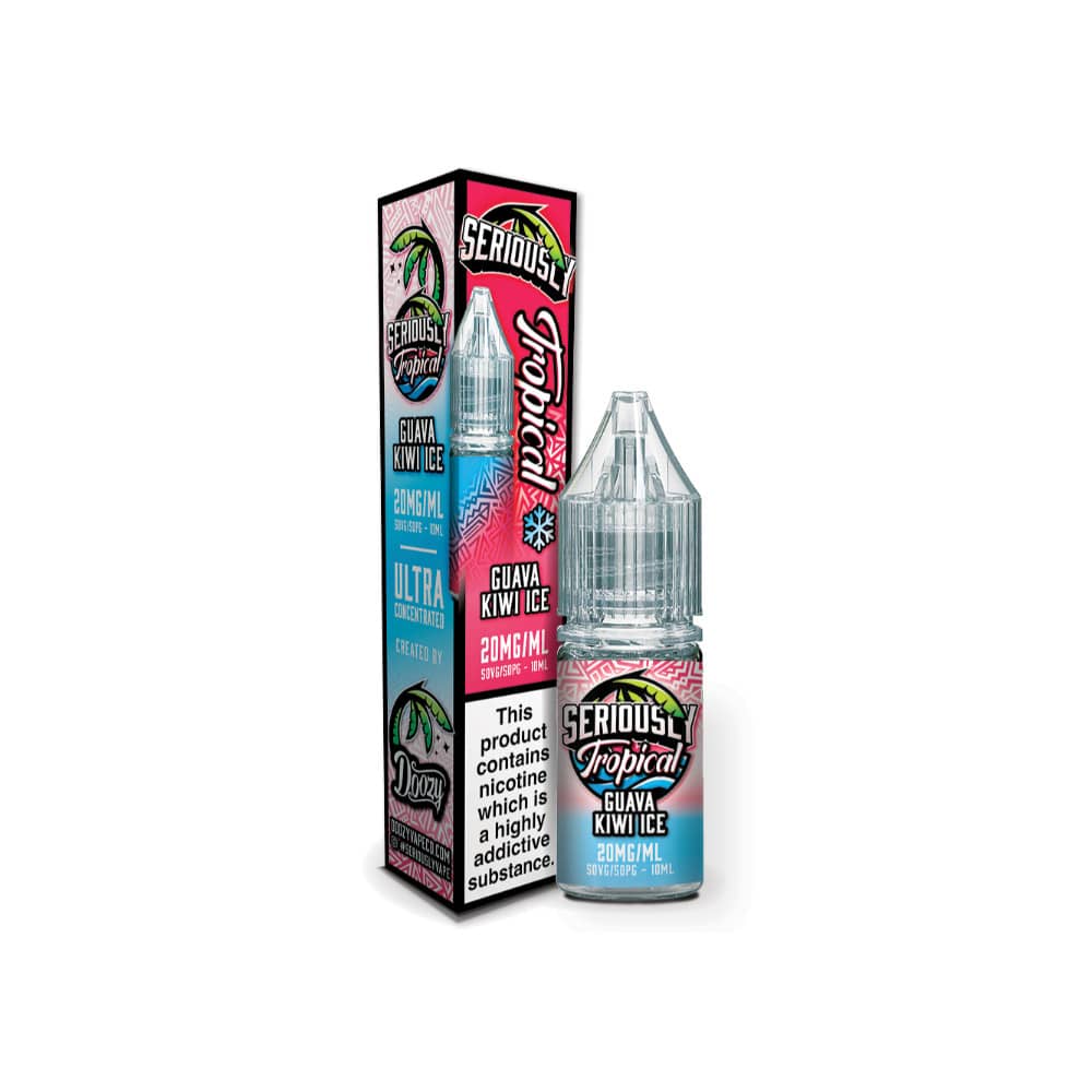 Doozy Serious Tropical Nic Salts e liquids 10ml - 10Packs Guava Kiwi Ice 10mg