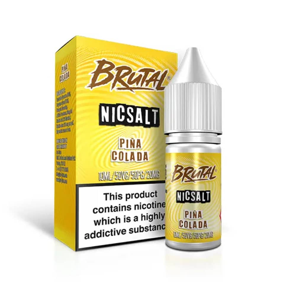 Just Juice Brutal Nic Salts e liquids 10ml Box of 5 Pine Colada 20mg